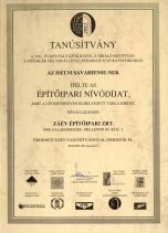 2012 Építőipari Nívódíj -Iseum Savariense