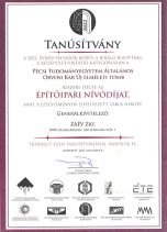 Építőipari Nívódíj  - Pécs Tudományegyetem Általános Orvosi Kar - Új elméleti tömb 2022.