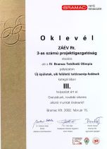 2002 Bramac Tetőfedő Olimpia III. helyezés
