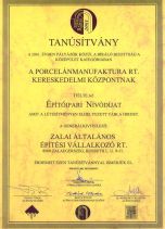 2001 Építőipari Nívódíj