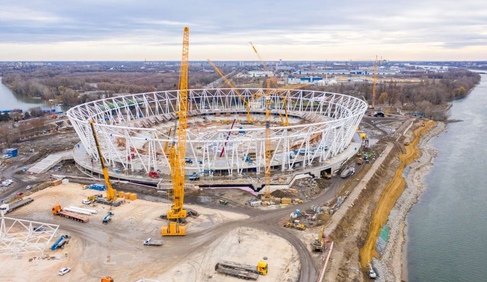 Megkoronázták a sportok királynőjének épülő stadiont