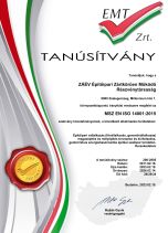 ZÁÉV Tanusítvány_EMT_ISO 14001_2015_Magyar