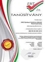 ZÁÉV Tanusítvány_EMT_ISO 9001_2015_Magyar